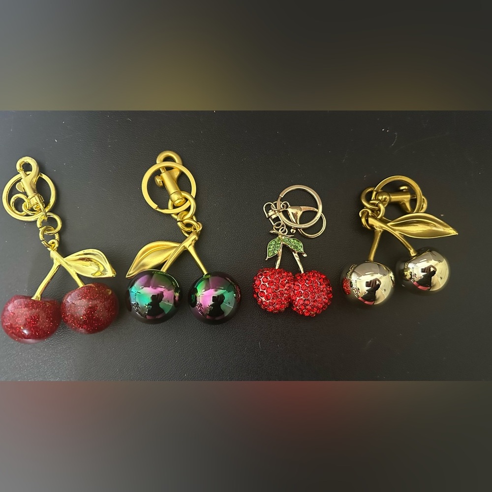 Pick a Cherry Bag Charm - NEW